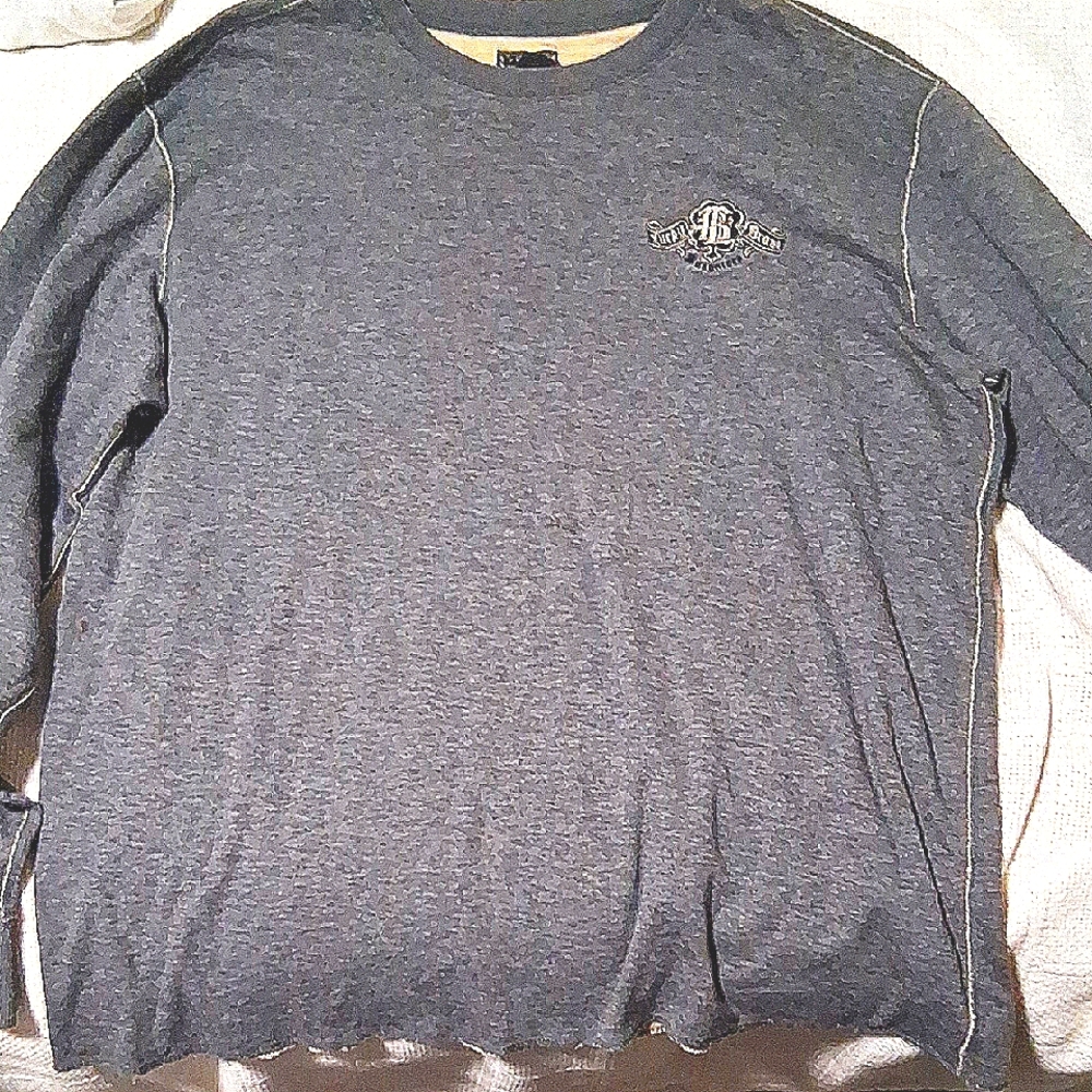 Men's Gray Lucky Thick Long-Sleeve (XL)